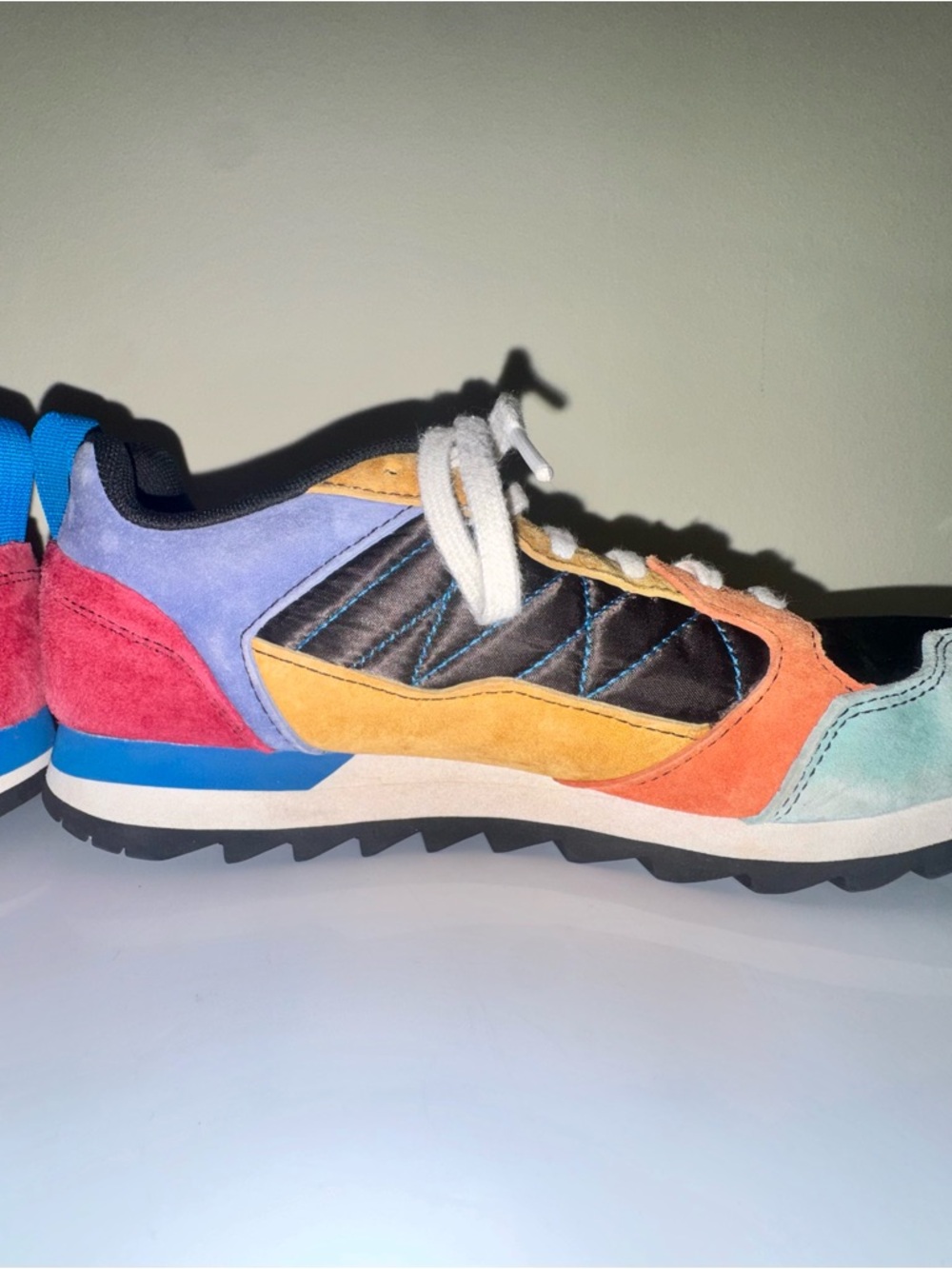 Merrell Alpine 83 Suede Colorblock Retro Sneakers - Picture 10 of 14